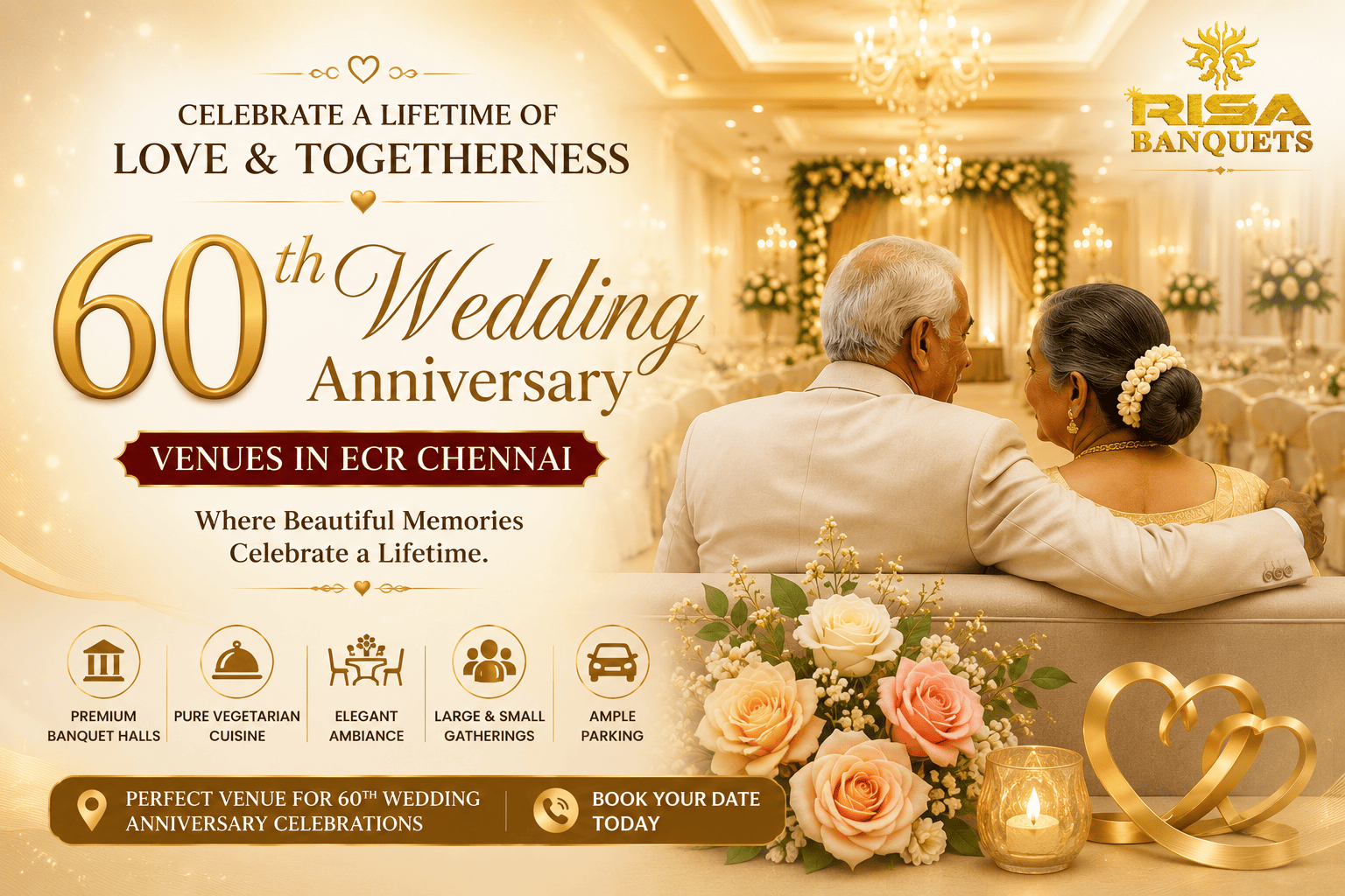 60th Wedding Anniversary Venues in ECR Chennai
